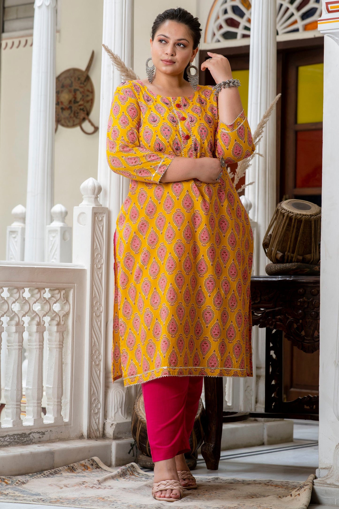 Pure Cotton Straight Kurti For Women