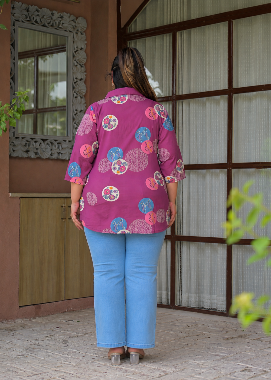 Plum Purple Cotton Top