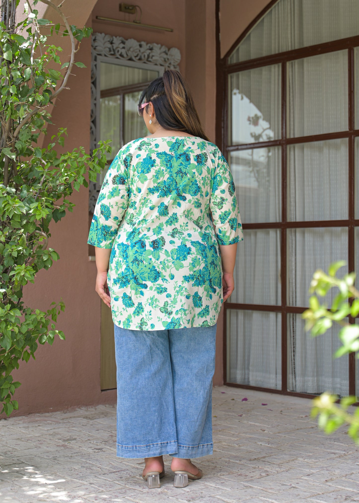Multi Pure Cotton Printed Top