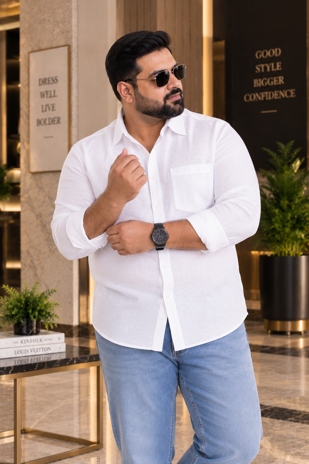 Men's Pure Cotton Linen Solid Casual Shirt