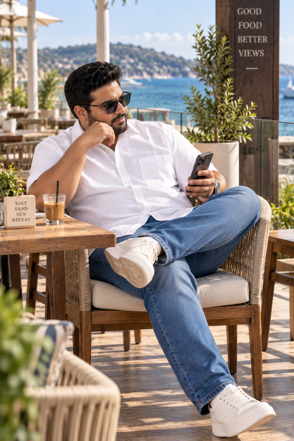 Men's Pure Cotton Linen Solid Casual Shirt