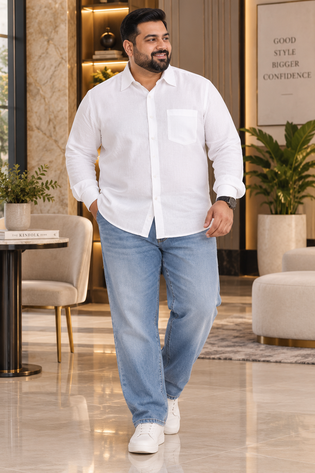 Men's Pure Cotton Linen Solid Casual Shirt